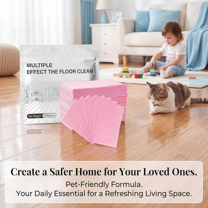 Multiple Effect The Floor Clean Tablets for Mopping, Quick Shine Cleaner