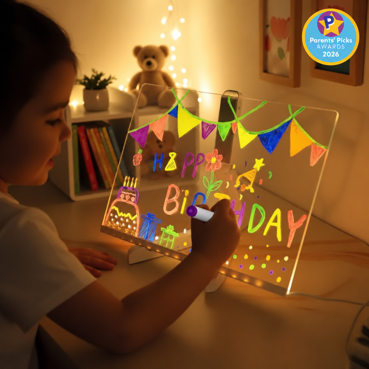 LED Colorful Glow Drawing Board