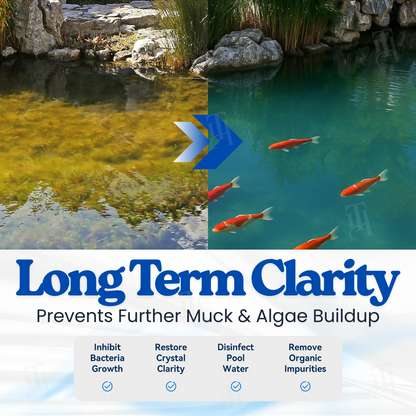 VOIZLORE® Aqua-Guardian Pro Formula– End Algae Nightmares, Restore Your Pond’s Beauty Fast!