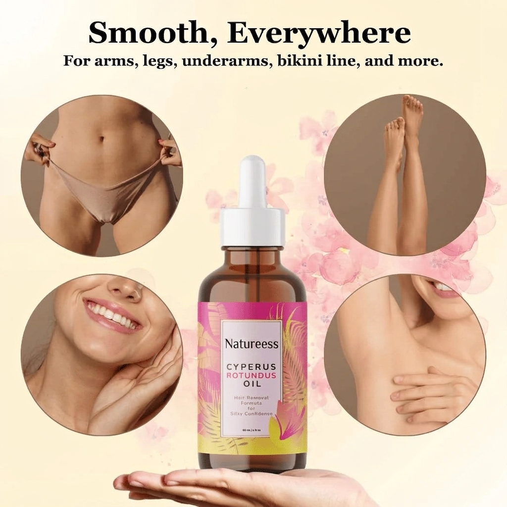 Natureess Beauty Hair Reduction Oil – Stop Unwanted Hair & Reveal Softer Skin