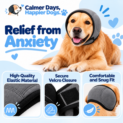 Dog Calming Ear Muffs – Help Ease Noise Anxiety