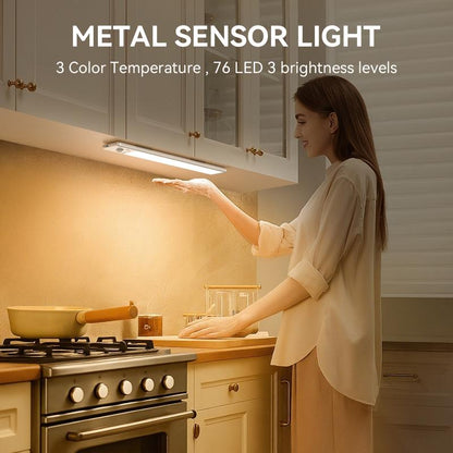 ⏳ LAST DAY: 50% OFF 🔥76LED Rechargeable Motion Sensor Under Cabinet Lights