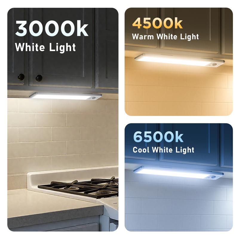 ⏳ LAST DAY: 50% OFF 🔥76LED Rechargeable Motion Sensor Under Cabinet Lights