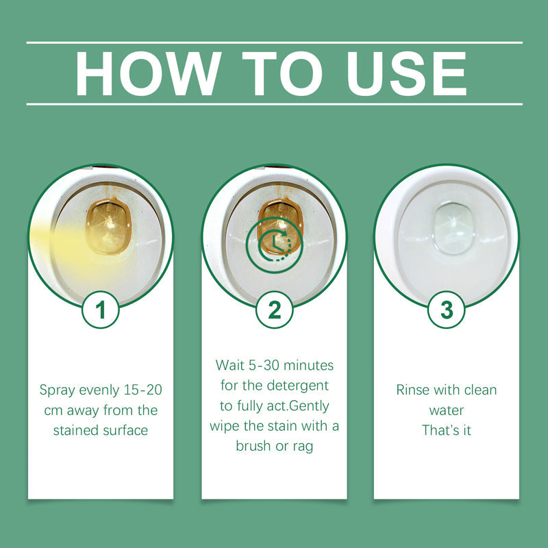 Remove Years of Rust & Hard Water Stains in Minutes